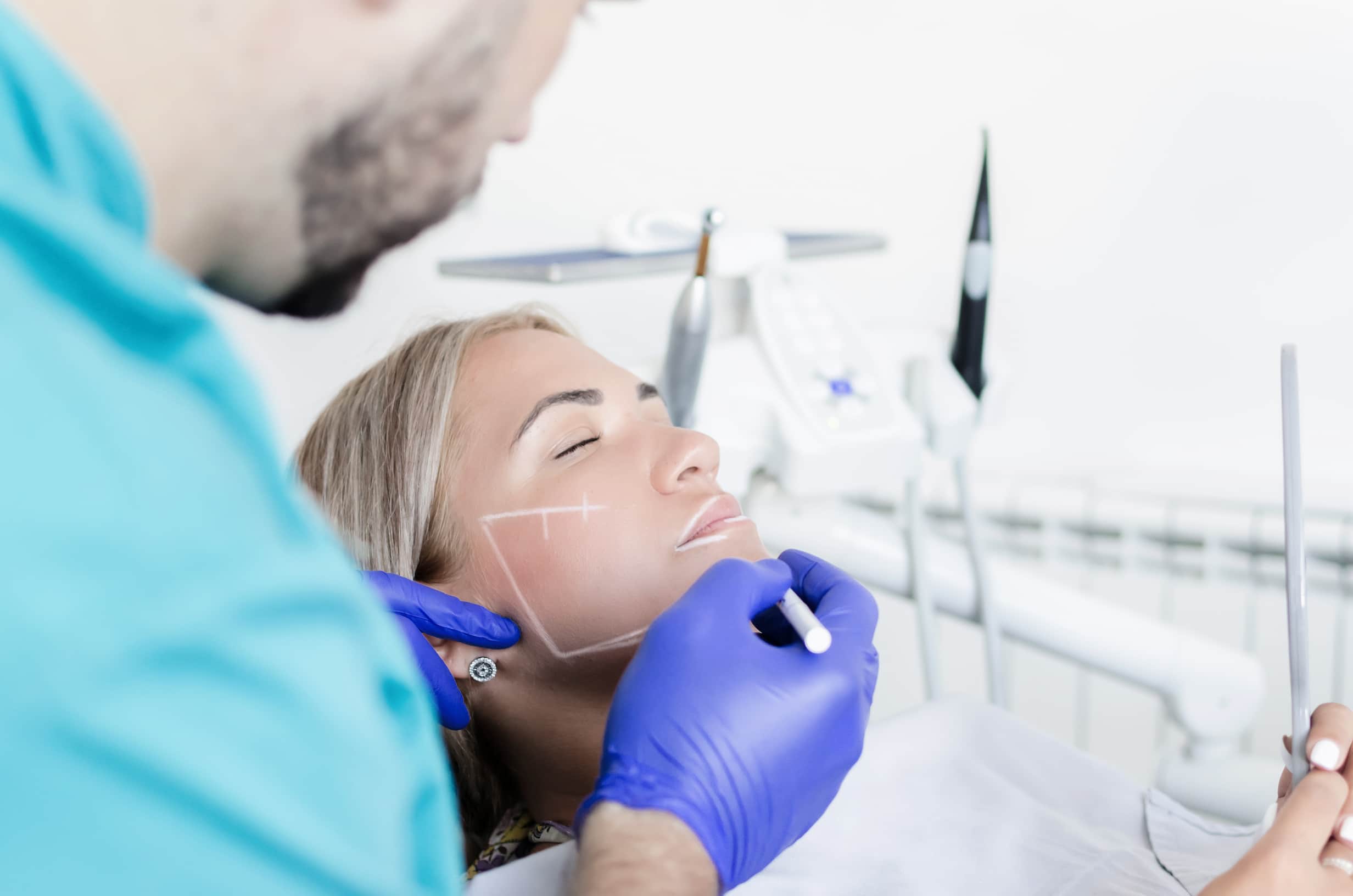 Procedimiento de cirugía de mandíbula turquía