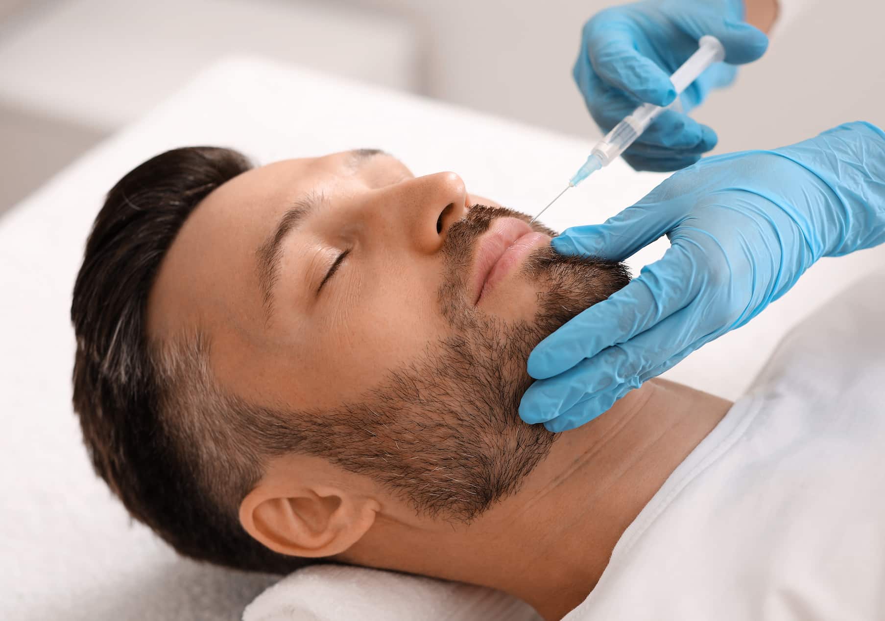 Процедура пересадки турции бороды