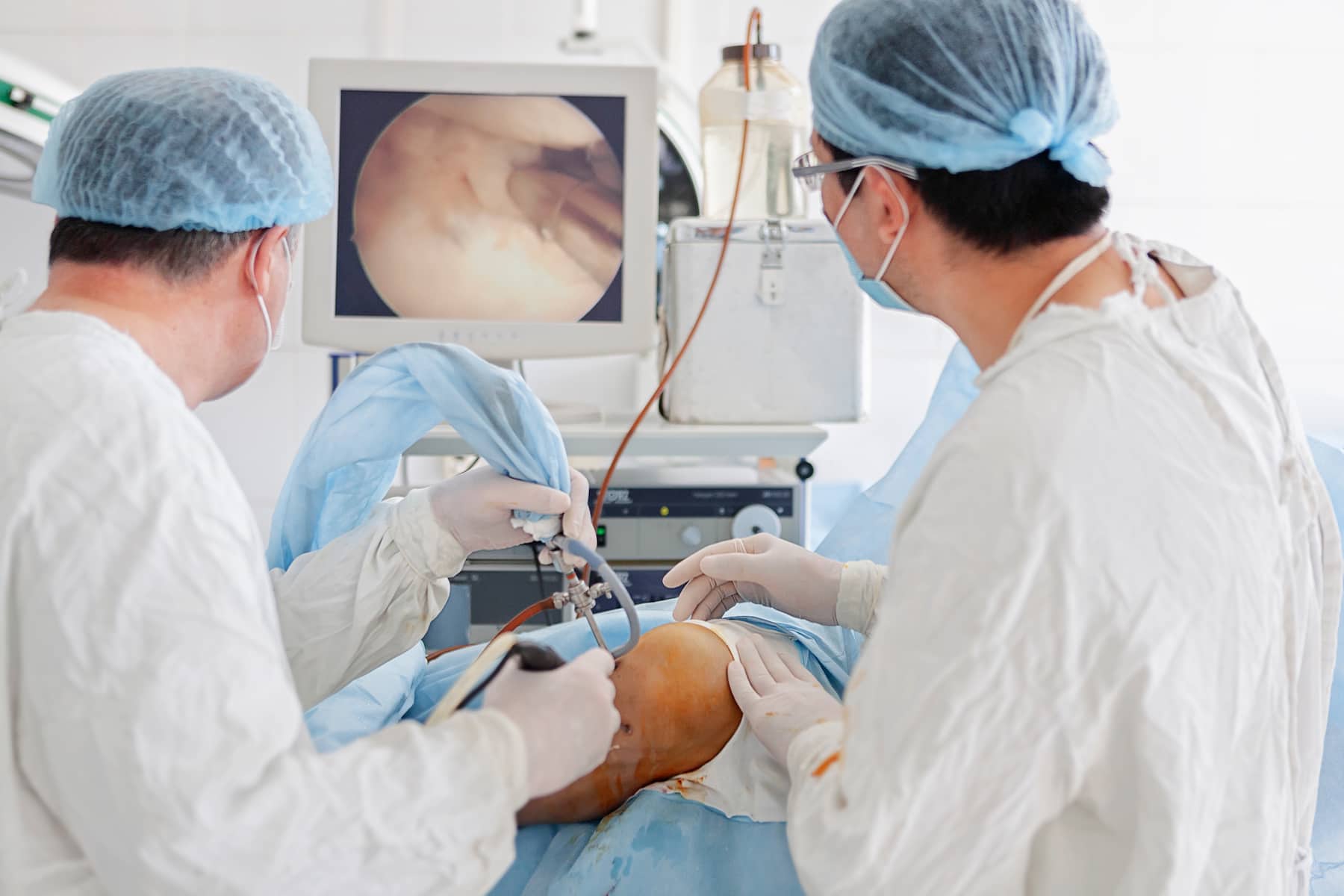 Procédure chirurgicale d'arthroscopie de turquie