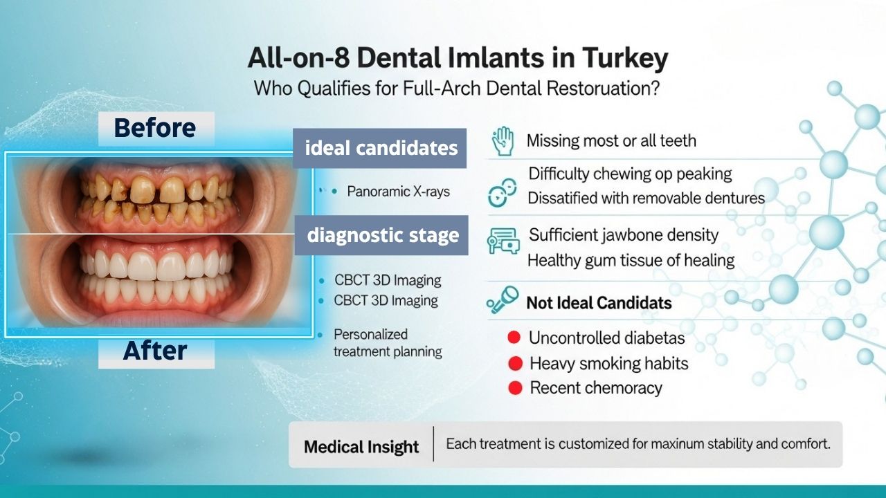 All on 8 dental implants Turkey All on 8 dental implants Turkey