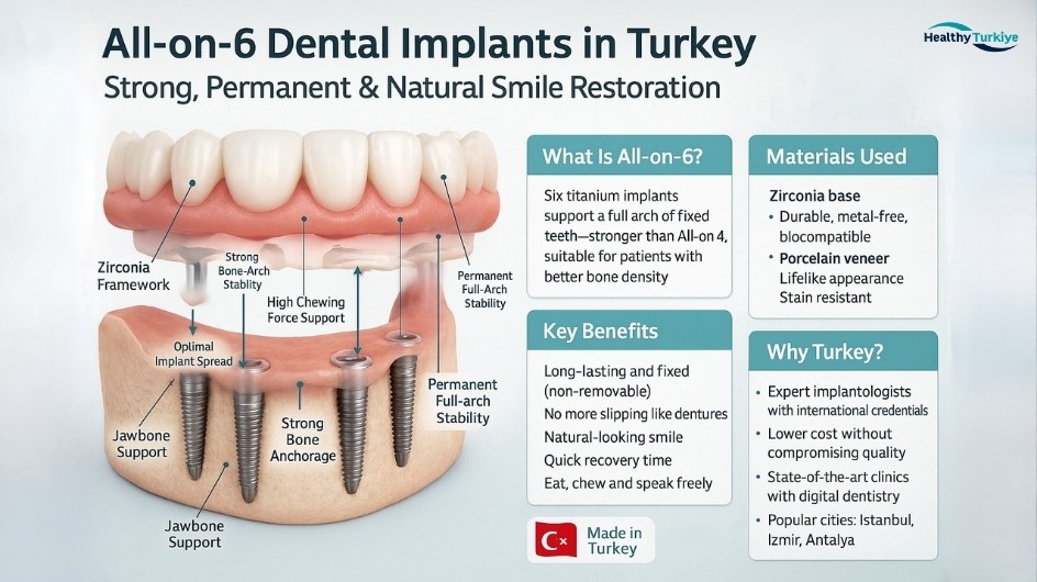 All on 6 dental implant turkey All on 6 dental implant turkey