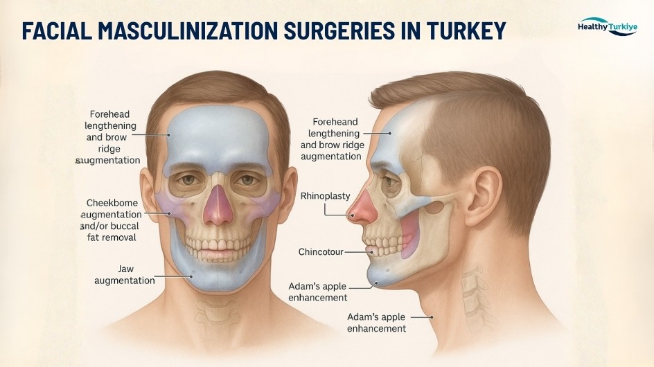 Chirurgia maskulinizacji twarzy w turkiye