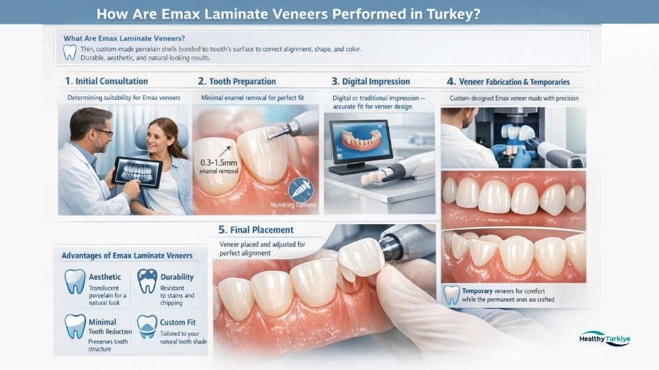 Emax laminate veneer in turkey