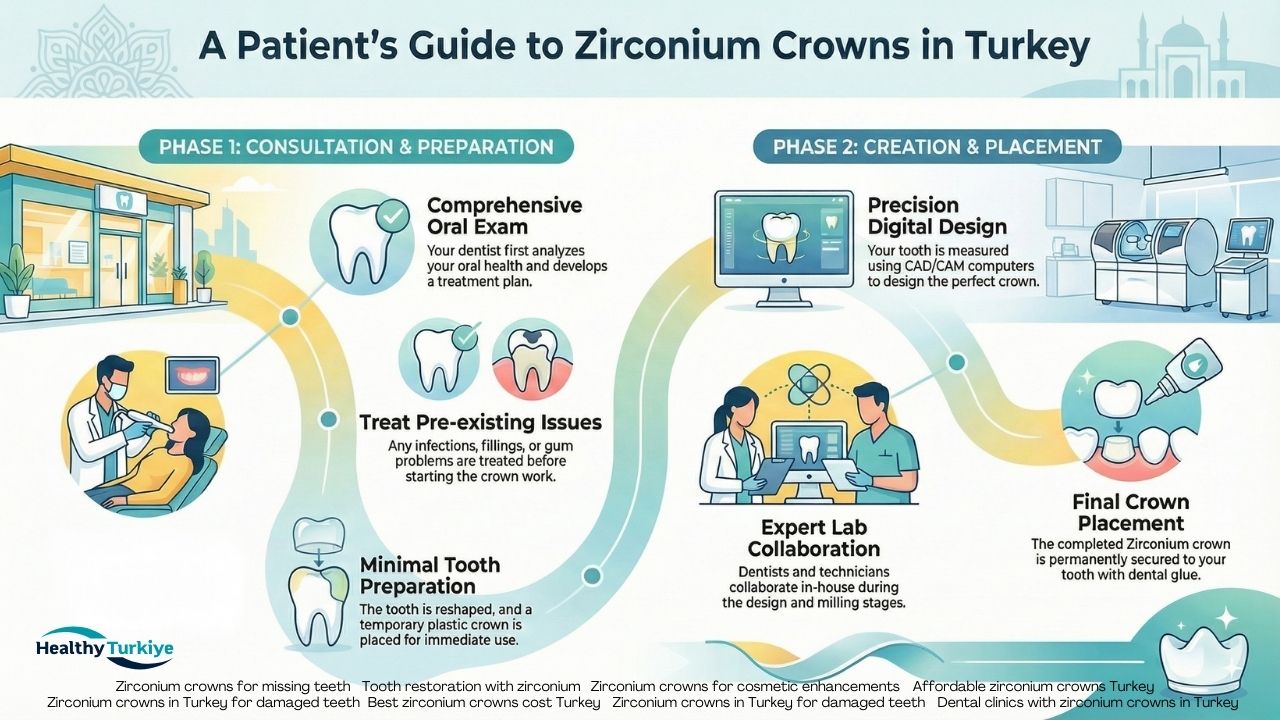 Zirconium crowns procedure turkey Zirconium crowns procedure turkey