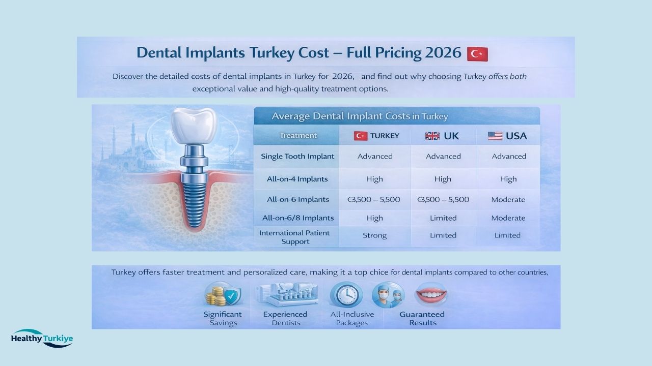 Dental Implants Turkey Cost – Full Pricing 2026