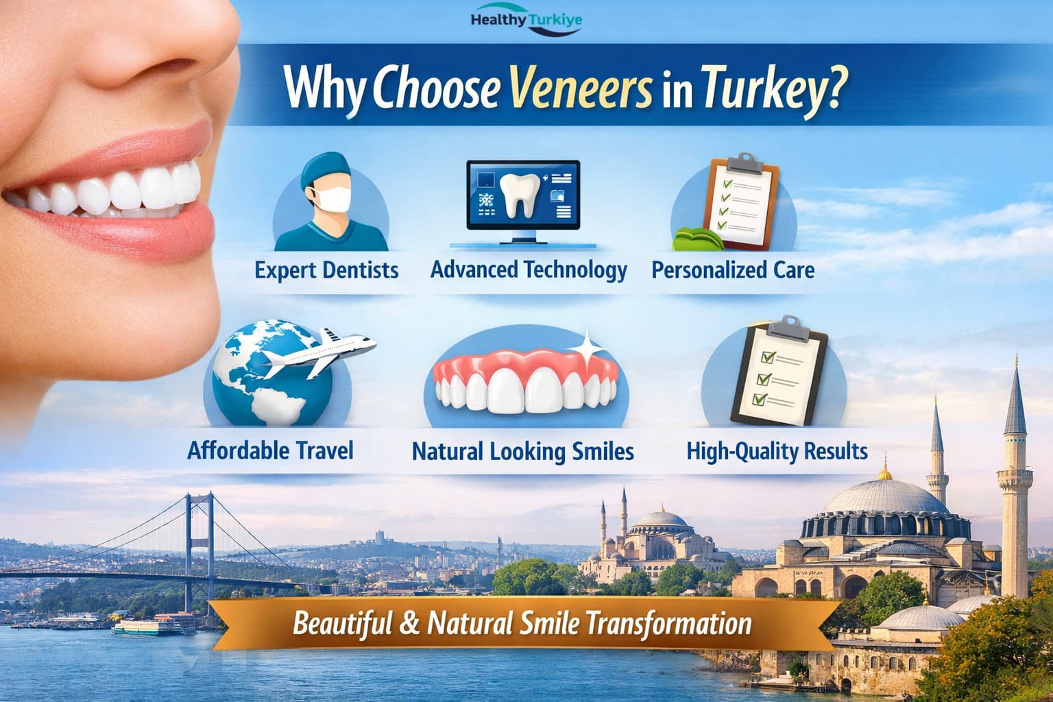 Why Choose Veneers in Turkey? Benefits, Procedure and Natural Smile Results
