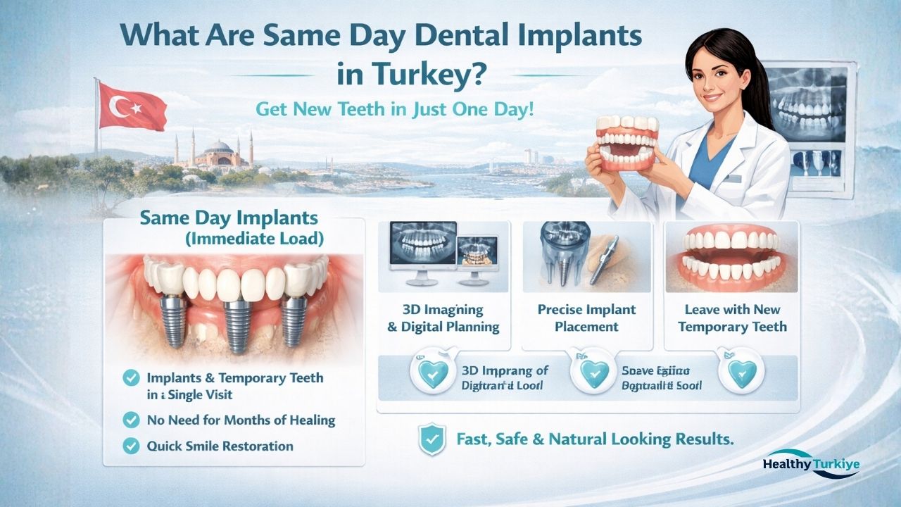 Same Day Dental Implants in Turkey – Fast, Safe, Effective Solution