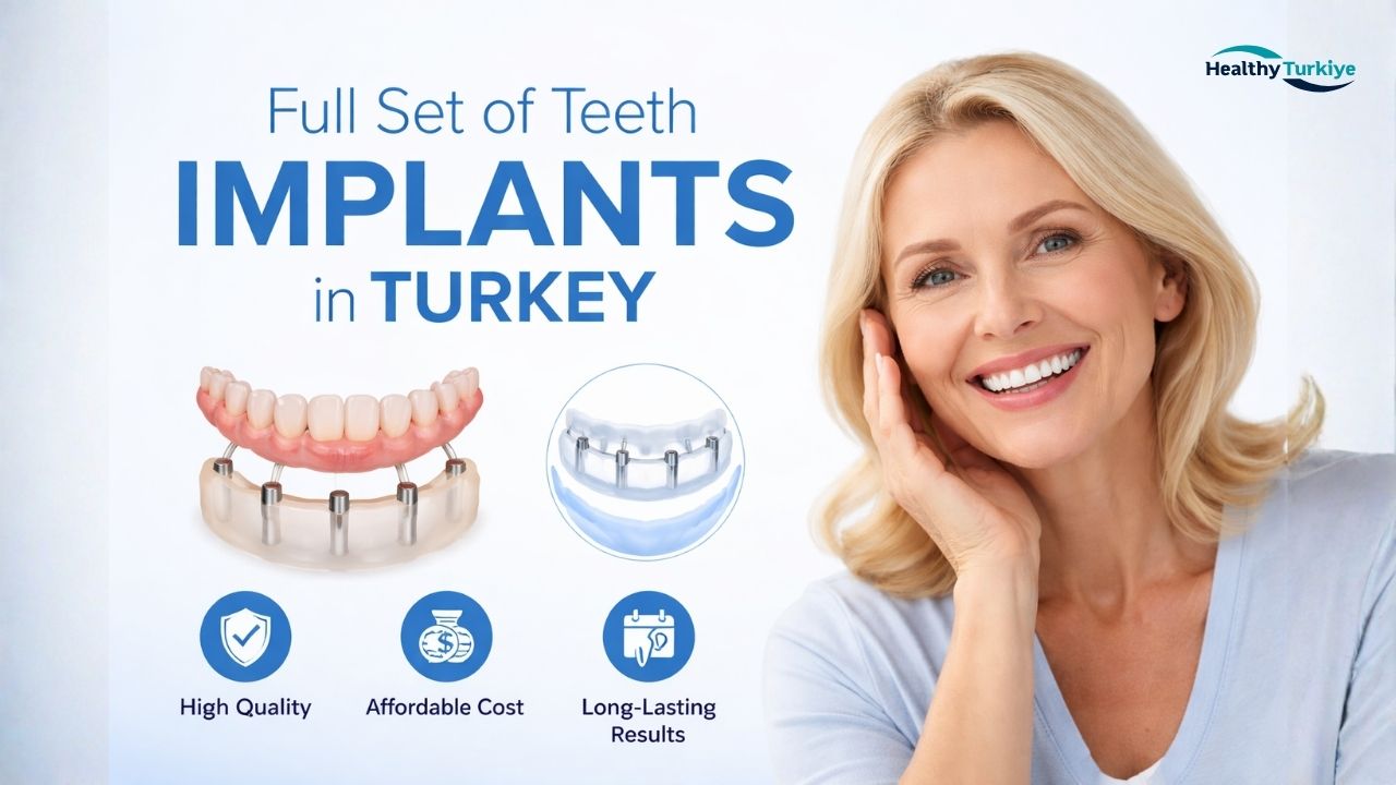 Full Set of Teeth Implants Cost and Results in Turkey