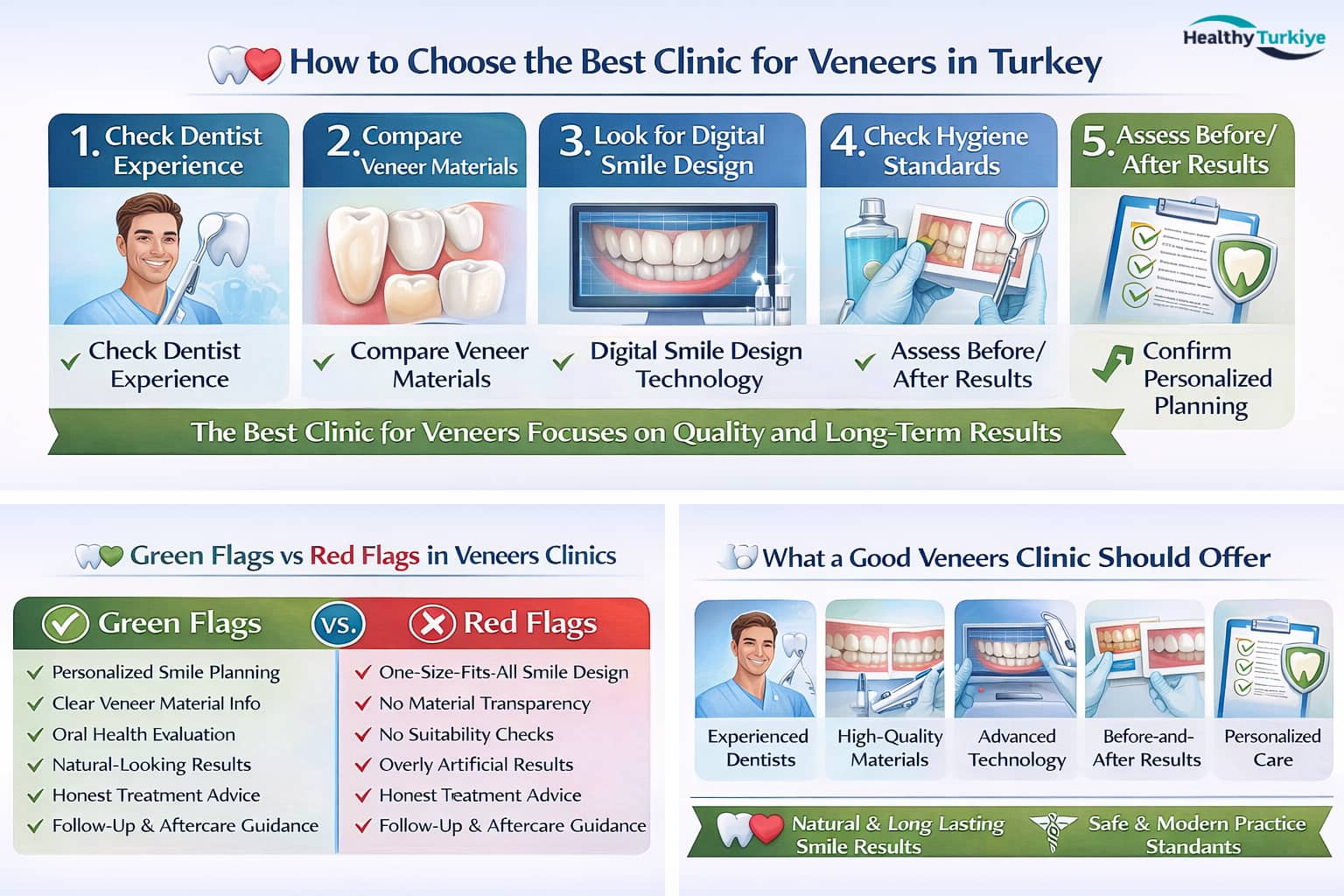 How to Choose the Best Clinic for Veneers in Turkey