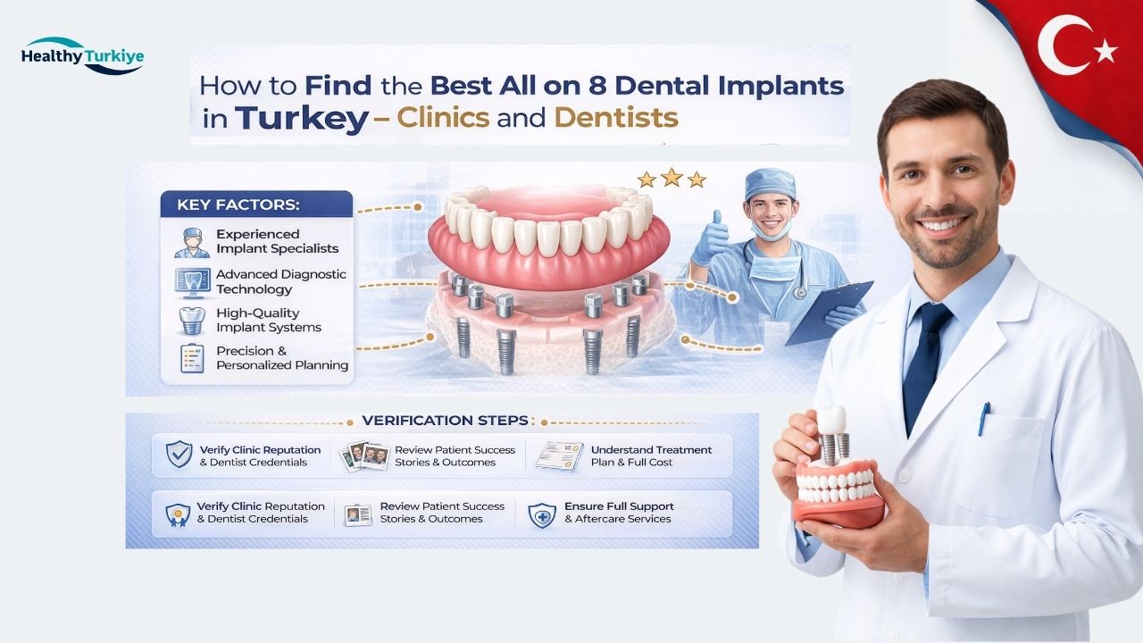 How to Find the Best All on 8 Dental Implants in Turkey – Clinics and Dentists