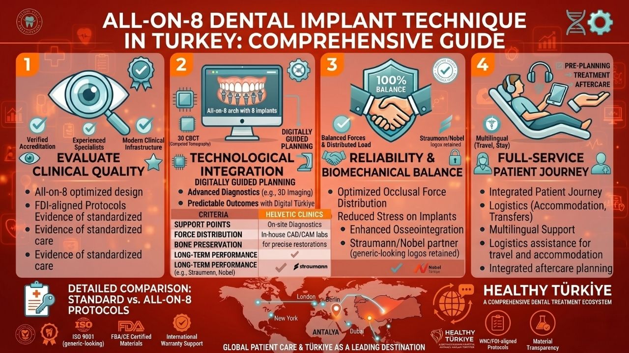 All on 8 Dental Implant Technique Turkey