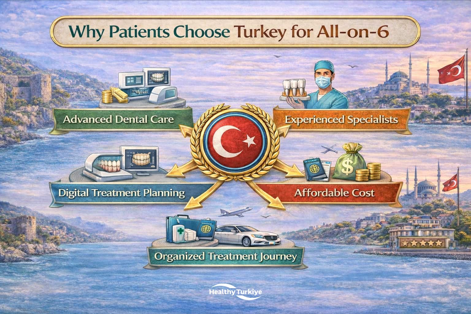 Why Do Patients Choose Turkey for All-on-6 Dental Implants?