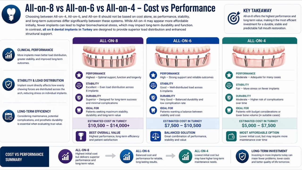 All on 8 vs All on 6 vs All on 4