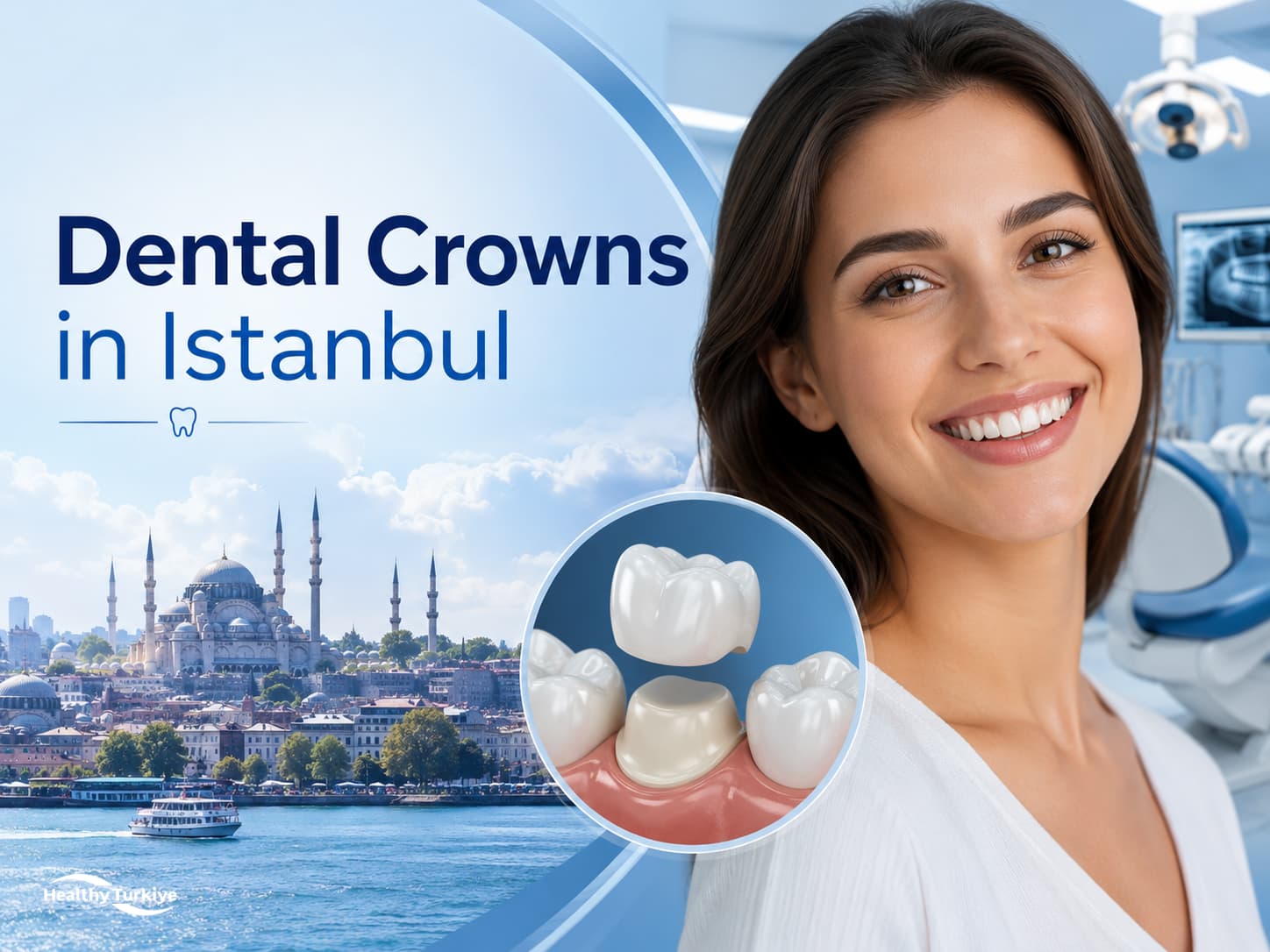 Dental Crowns in Istanbul: Cost, Types, Procedure and Full Guide 2026